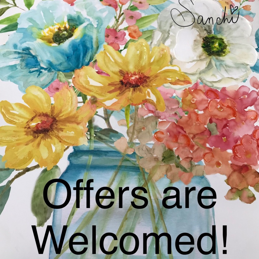 Offers are welcomed